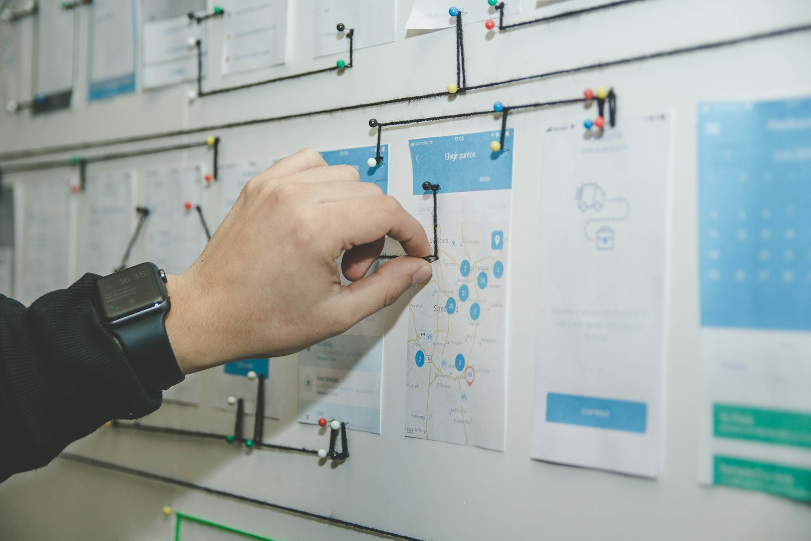 Product development process board